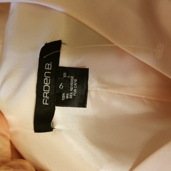 Arden B satin pink dress with black bow size 9. SO CUTE! Very Audrey Hepburn - Picture 4 of 6